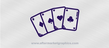 Set of Cards Decal